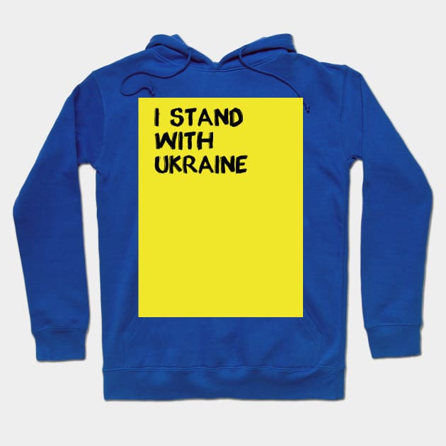 Stand with Ukraine Support Ukraine Hoodie by Ukraine Prints